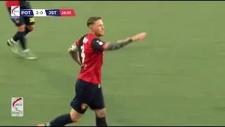 Potenza-Juve Stabia 5-2, 34&ordf; giornata: Il gol in rovesciata di Caturano