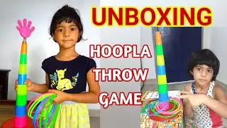 Unboxing amazon hoopla throw game | how to play hoopla throw game | kids play toy
