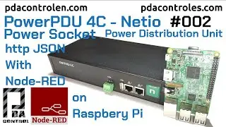 Integration JSON http Node-RED (Raspberry Pi) with PowerPDU 4C by Netio : PDAControl