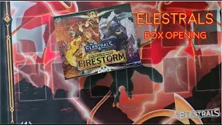 Elestrals Divine Champions Firestorm Box Opening!!!!