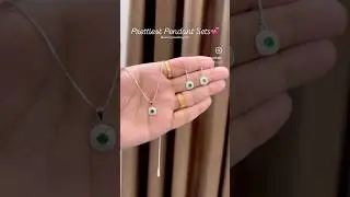 Prettiest Pendant Sets💕Pure 925 Silver Pendant Sets #925silver #pendant #forher #ladiesfashion