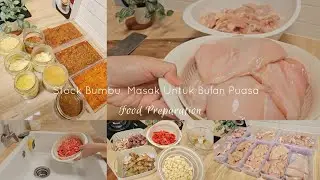 Stock Bumbu Masak Untuk Persiapan Ramadhan - Food Preparation #dailyvlog #foodprep