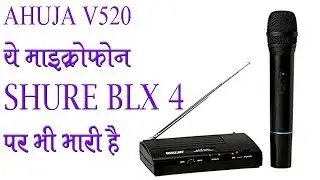Ahuja v520 wirless microphone Budget Daynamic Microphone For Singer