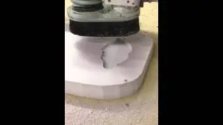 Making a Negative Mold for a Plaster Cast Using a CNC Router Roughing