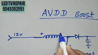 avdd voltage kaise boost hota kaam kaise karta panel me knowledge.    LED TV