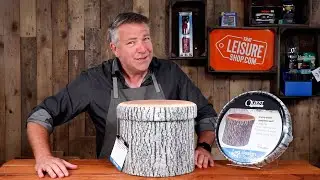 Portable storage travel seat solutions | Collapsible log ottoman seat from Quest