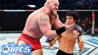 UFC4 Брюс Ли против Ларса Салливана EA Sports UFC 5