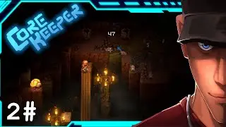 Core Keeper HARD - To the Clay caves to find tin! - Part 2 | Let's play Core Keeper Gameplay