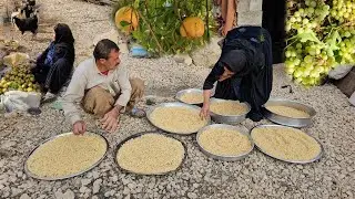 Iranian Nomadic Life: Picking Pomegranates and Making Nardoon - A Unique Experience of Rich Culture!