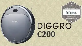 Diggro C200: вакуумный робот (после часов Diggro, вот робот-пылесос)