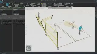 Visual Components - Safety Scanner Robot Real-Time Avoidance
