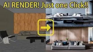 Render no more: AI-powered instant rendering with just one click! AI Render for Sketchup @ArkoAI
