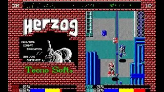 Sharp X1 Game: Herzog (1988)