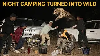 Leopard Attack on Camping in jungle | Camping enjoyment turned into the wild | Camping gone wrong