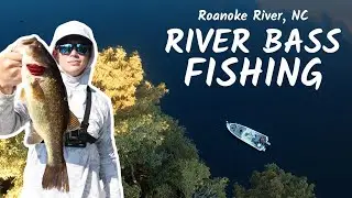 Summertime Bass Fishing the Roanoke River, NC! The Most Beautiful Spot!