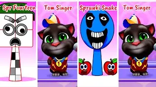Who Will Prevail: Sprunki Fourteen Sprunki Hangry Snake Vs Tom Singer ? 😨 | 🤯 Mega Battle #509