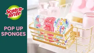 For a Clean that Pops | Scotch-Brite&reg; Pop Up Sponges