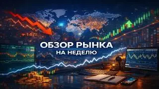 Обзор рынка с 16.02.2026-22.02.2026.Обзор основных инструментов рынка.Опционы + техническая картина!