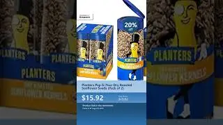 Planters Pop & Pour Dry Roasted Sunflower Seeds (Pack of 2)