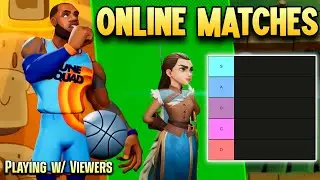 🔴 LIVE MULTIVERSUS TIER LIST! Where Does Lebron Rank? 2 Vs 2 Online Matches