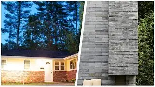 75 Mid-century Modern Yellow Exterior Home Design Ideas You'll Love ☆