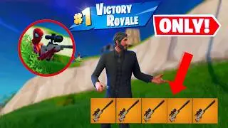 SNIPER ONLY CHALLENGE in OG Fortnite!