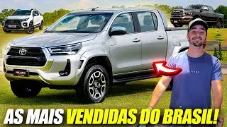 O QUE ME SURPREENDEU NAS CAMINHONETES MAIS VENDIDAS DE 2025??