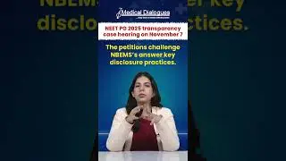 Слушание по делу о прозрачности NEET PG 2025 состоится 7 ноября