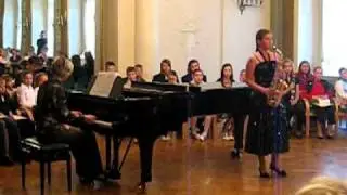 Brazileira alt saxophone Paulina Pitenko