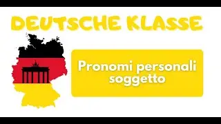 Pronomi personali soggetto in tedesco