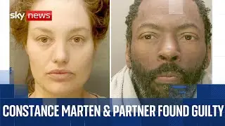 Constance Marten and Mark Gordon guilty of killing their newborn baby | Sky News coverage