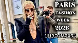 Rick Owens Street Style Is Next Level | Paris Fashion Week 2026