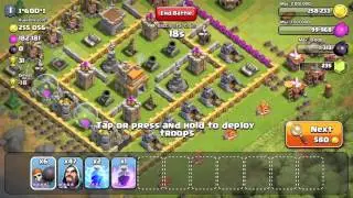 Clash of Clans - ALL WIZARD Attack = Huge Loot