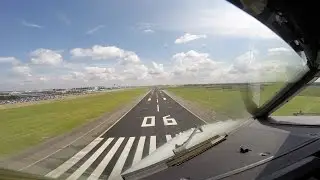 Approach and Landing runway 06 Schiphol Amsterdam airport (AMS EHAM).