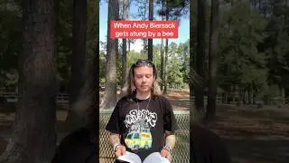 How Andy Biersack gets stung by a bee 🤣💀 #fyp #viral #emo #bvb #metalhead