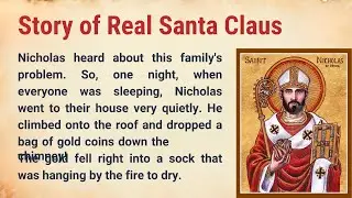 Learn English With History | Story of Real Santa Claus | Listening & Speaking Practice✅️