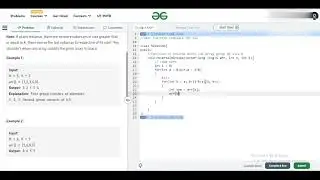 Reverse Array in Group | GFG solution #gfg #dsa #geeksforgeeks
