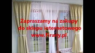 Astor komplet zasłon, firana, panele