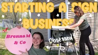 How To Start A Sign Business With xTool ✨❣️ Making Signs For Market Booths