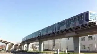 RET Metro Combi Type B nabij Rhijnspoor richting De Terp (5350+5301 met nieuwe kleur)
