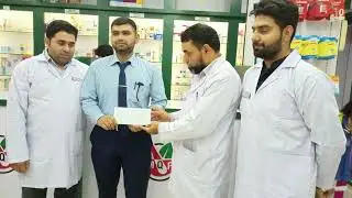 awards distribution ceremony on the day of opening third branch of medi Quick pharmacy