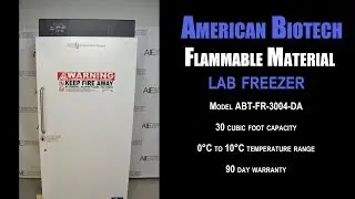 American Biotech Supply flammable material storage refrigerator (4372K FREEZER)