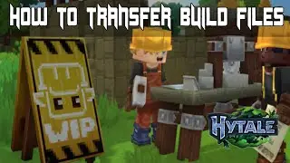 Как сохранить постройки Hytale из одного мира в другой