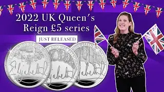 BRAND NEW Coin Series - The Queen&rsquo;s Reign &pound;5 Series!