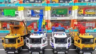 Collection Diecast of Dump Truck, Tow Truck, Logging Truck