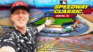 FIRST BASEBALL GAME PLAYED IN A NASCAR RACETRACK!