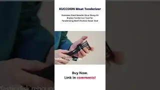 KUCCOON Meat Tenderizer - Stainless Steel Needle Ultra Sharp - Best Buy on Amazon