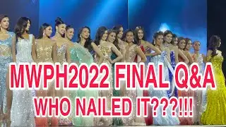 FINAL Q&A | MISS WORLD PHILIPPINES 2022 CORONATION NIGHT | PAGEANT MAG PHILIPPINES