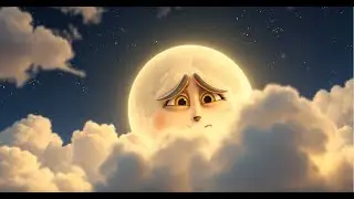 The Moon Lost His Light 💡🌙 | Magical Lullaby for Kids | Gentle K-Pop Bedtime Song