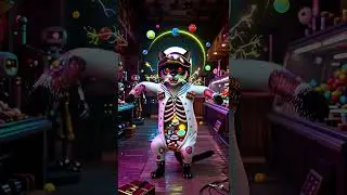 CUTE & CREEPY DANCING CAT: NauticalNightmare #dance #horrorstories #cat